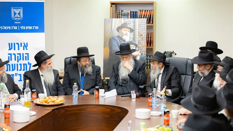 האירוע יחד עם השר פרוש