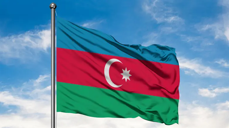 Флаг Азербайджана. Иллюстрация