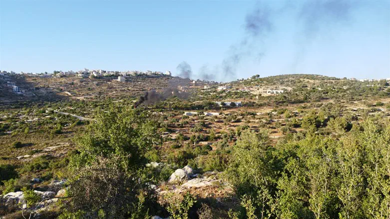 אזור העימות ליד נחליאל