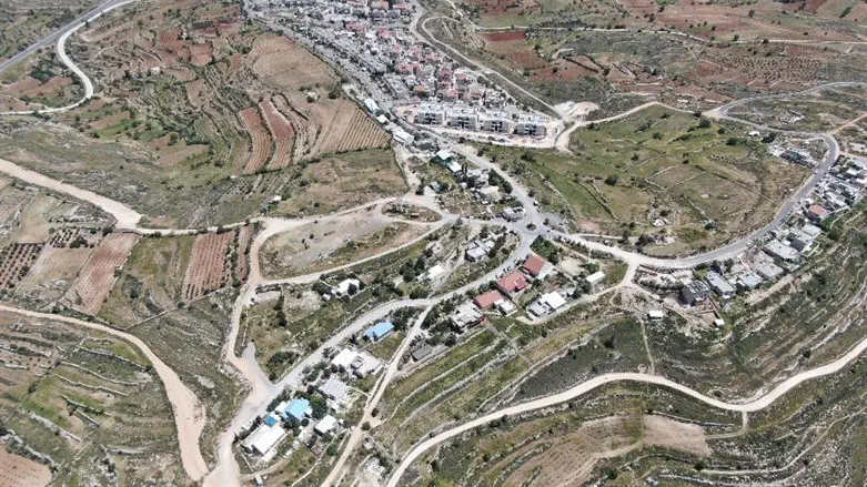 האזור בו תיבנה שכונת נתיב האבות