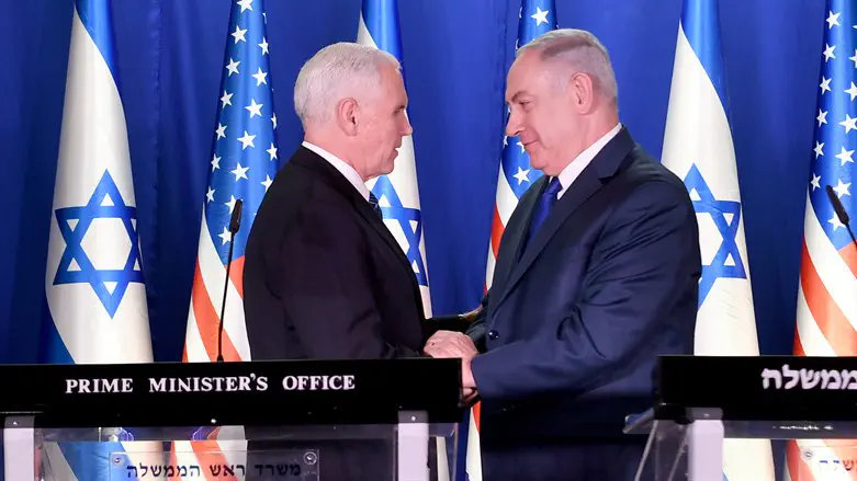 Pence and Netanyahu