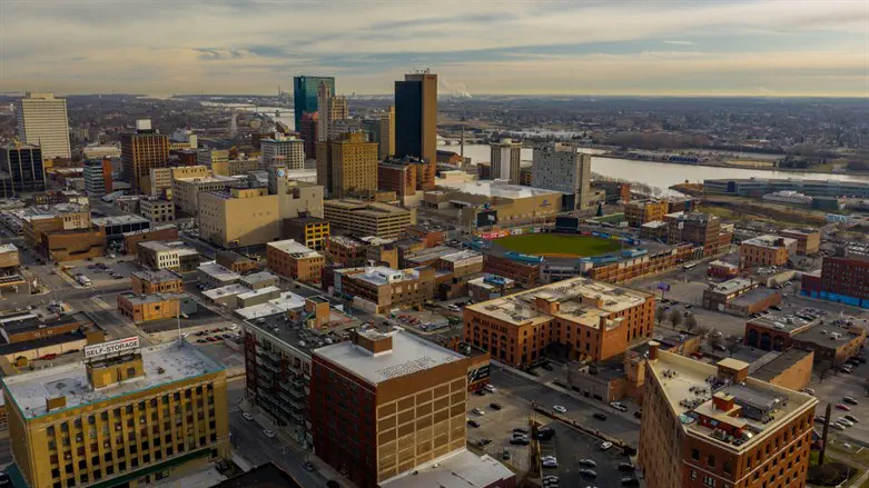 Downtown Toledo Ohio USA