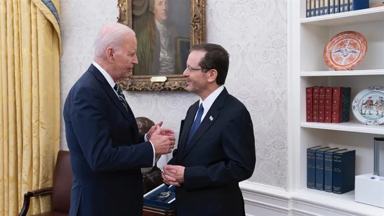 הביקור היה רמז עבה לנתניהו ליישר קו עם הממשל האמריקני. הרצוג וביידן