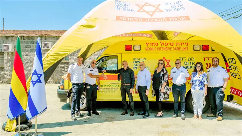 A new mobile ICU for northern Israel