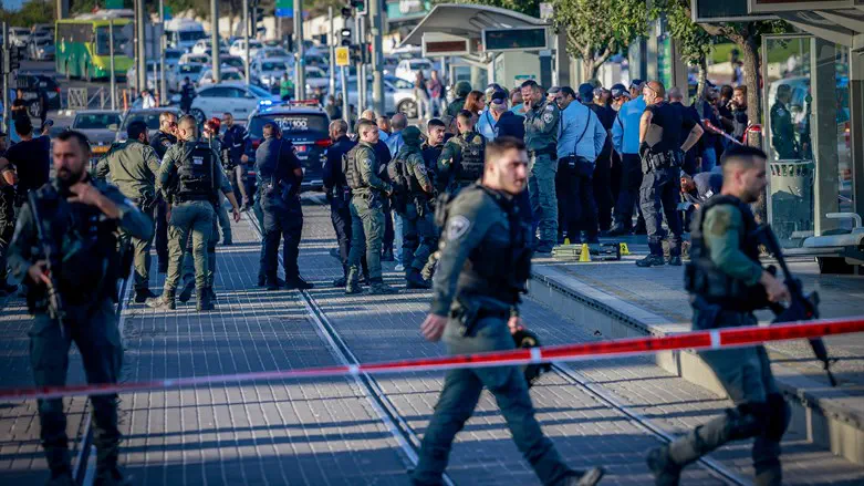 זירת הפיגוע בגבעת התחמושת