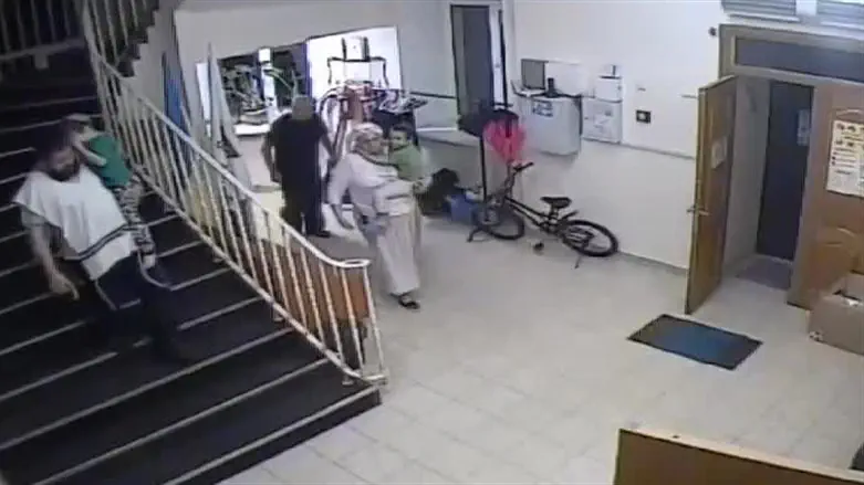 Running to shelter in Odessa