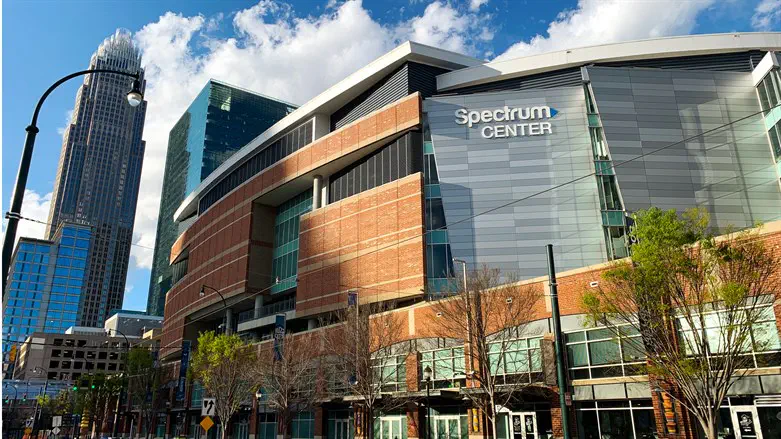 Spectrum Center in Charlotte, home of the Charlotte Hornets