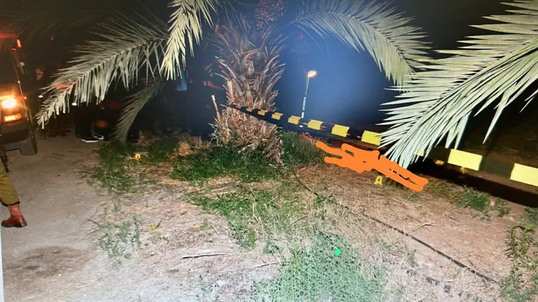 Scene of the murder in the Jordan Valley