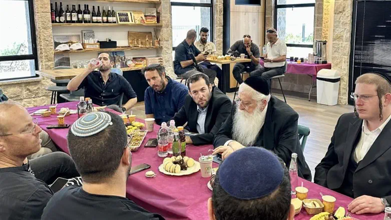 מאיר פרוש ויוסי דגן בשומרון