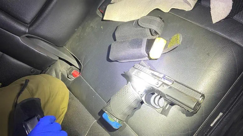 One of the confiscated weapons