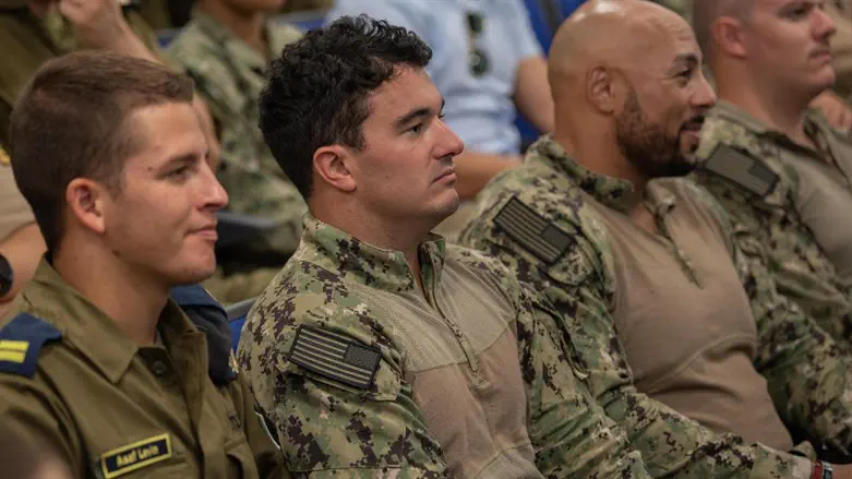 During the joint exercise