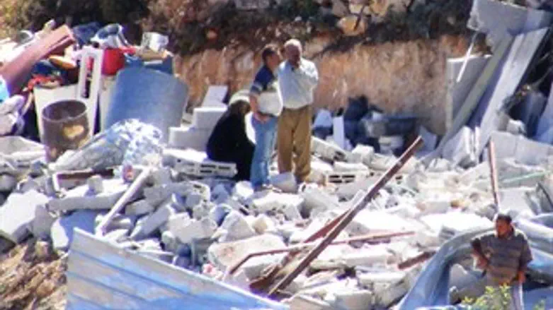 המבנה ההרוס. היום