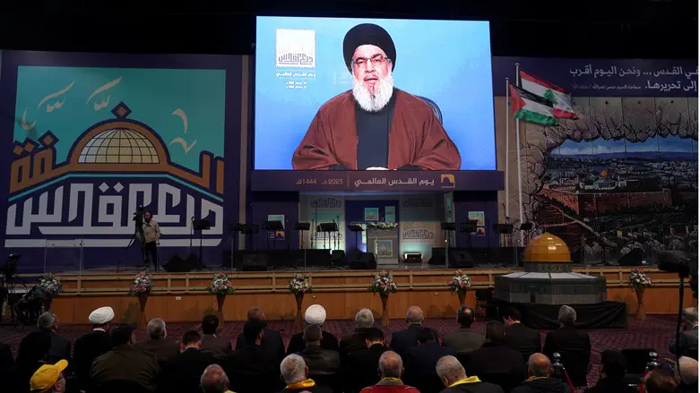 ביטחונו העצמי גובר בשל המתח הפנימי בישראל. נאום נסראללה