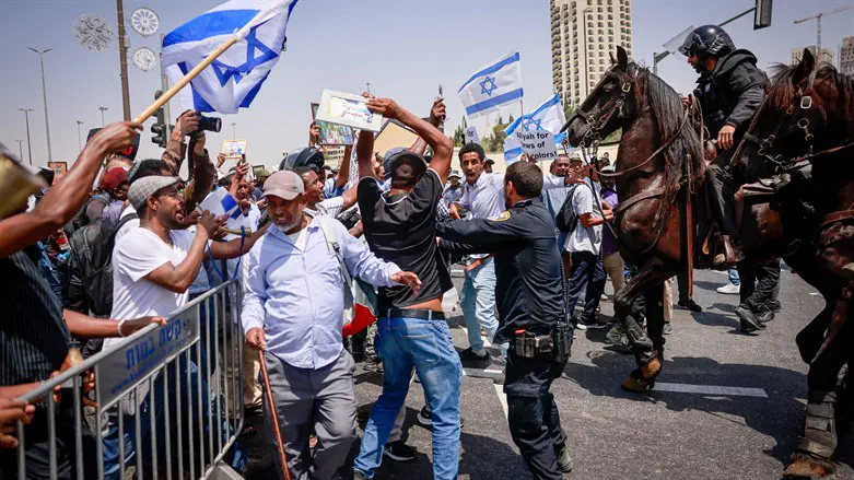 מחאת הקהילה האתיופית