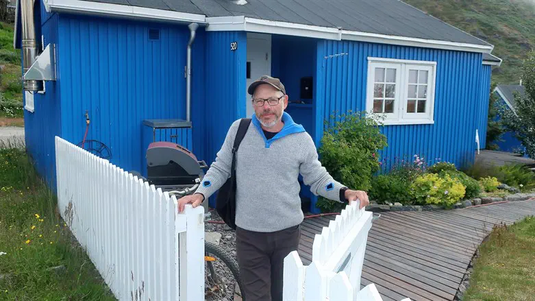 Paul Cohen at his home in Narsaq, Greenland.