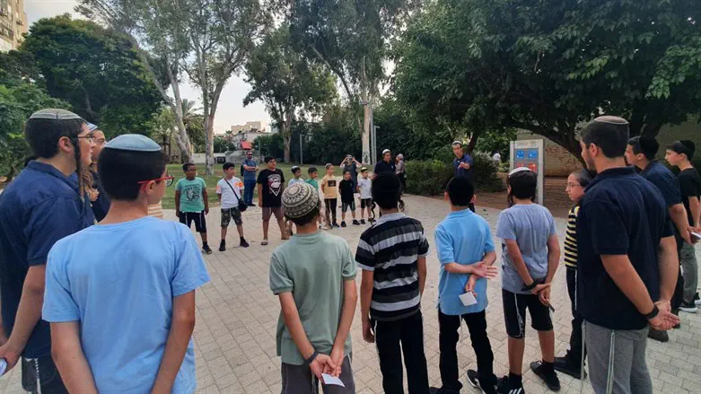 החניכים באירוע