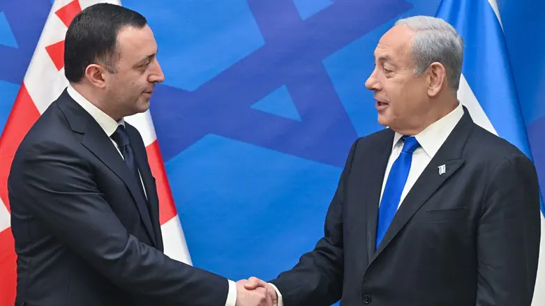 נתניהו עם ראש ממשלת גאורגיה