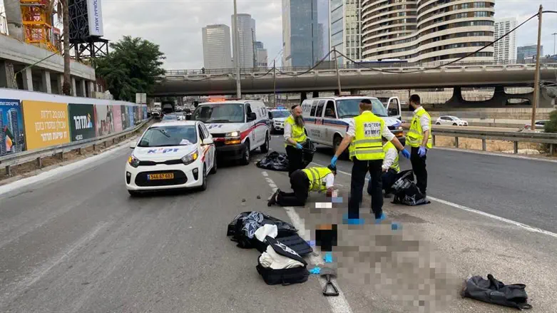 זירת התאונה