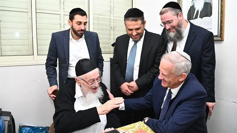 Gantz with Rabbi Bergman