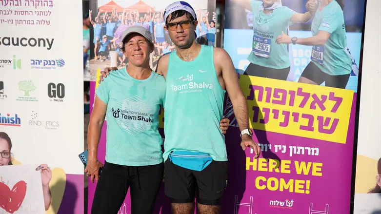 סער והודיה. יובילו יחד את נבחרת הרצים של שלוה