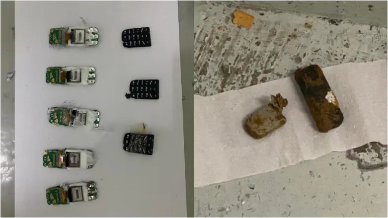 The phones which were caught
