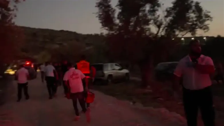 The scene of the murder of an Arab mayoral candidate on Tuesday