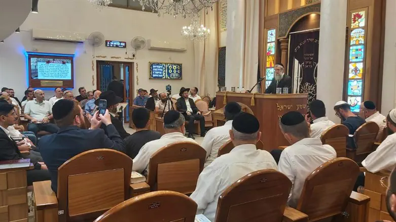 הדרשה בבית הכנסת