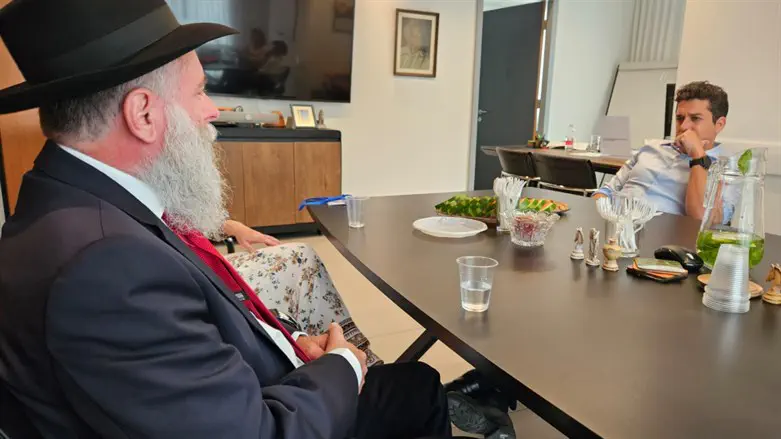 Minister Chikli and Rabbi Jonathan Markovitch