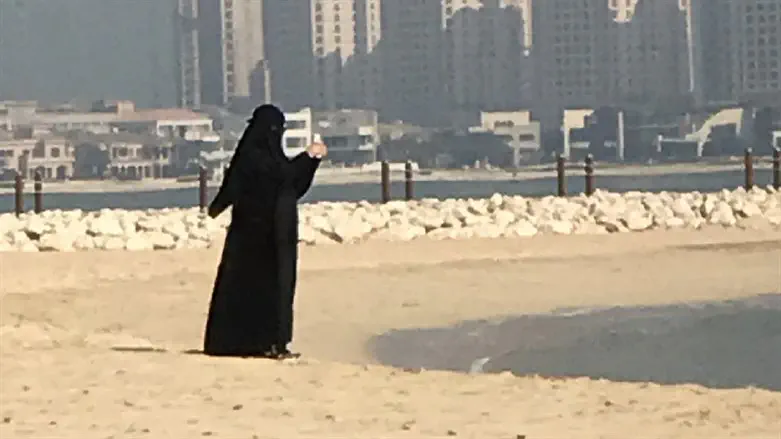 Woman in abaya