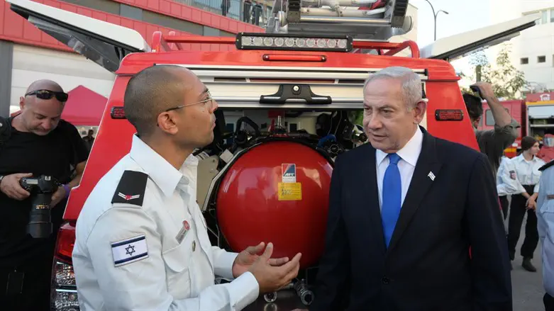 נתניהו במהלך הביקור