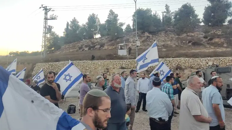 ההפגנה בהר חברון