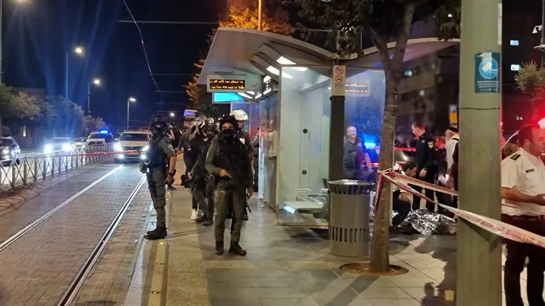 זירת הפיגוע בירושלים