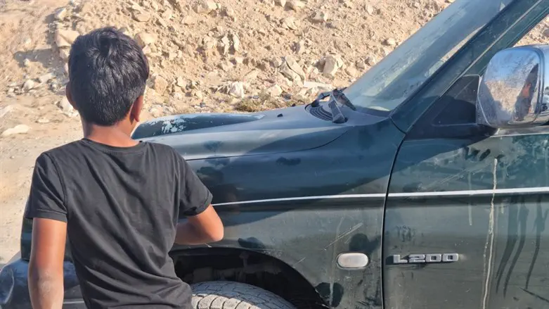 The boy caught driving 