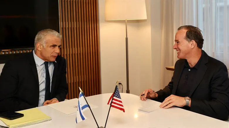 Lapid meets Brett McGurk