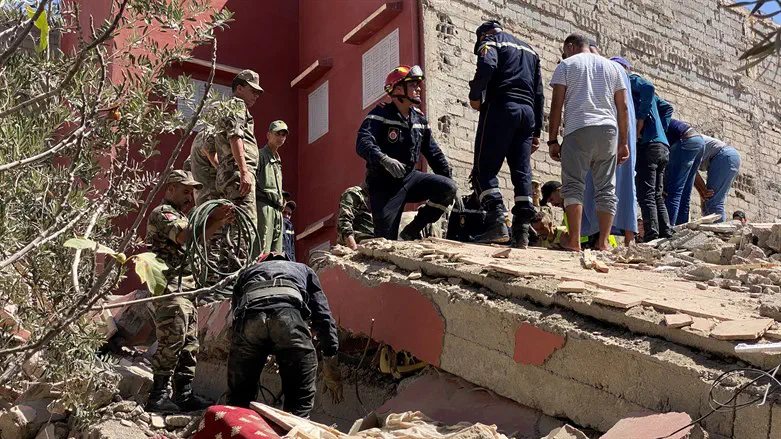 Последствия землетрясения в Марокко