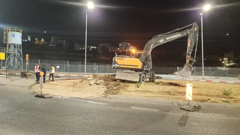 Construction work begins at the Mazmoria Crossing