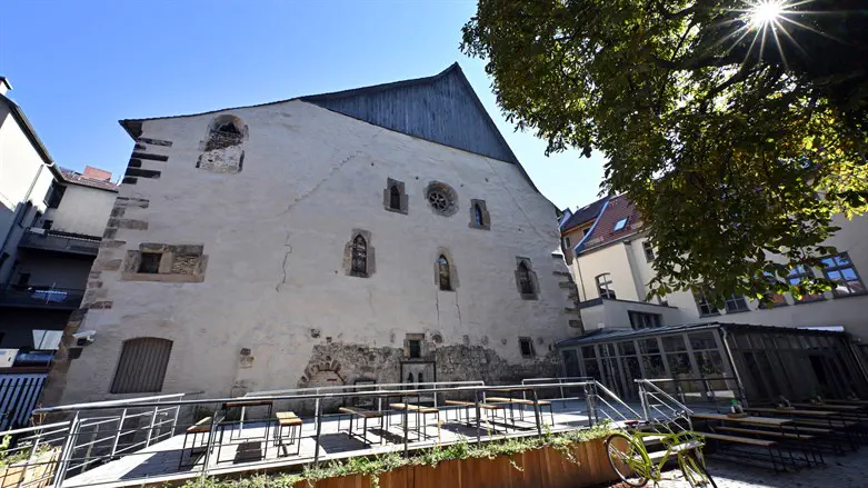 The Old Synagogue in Erfurt, Germany, seen Sept. 11, 2023