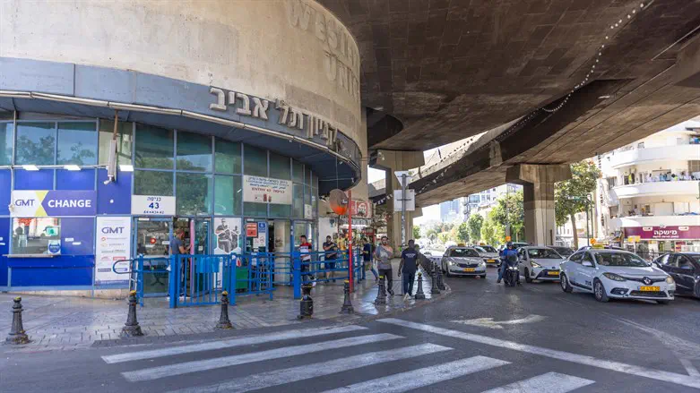 The Central Bus Station in Tel Aviv