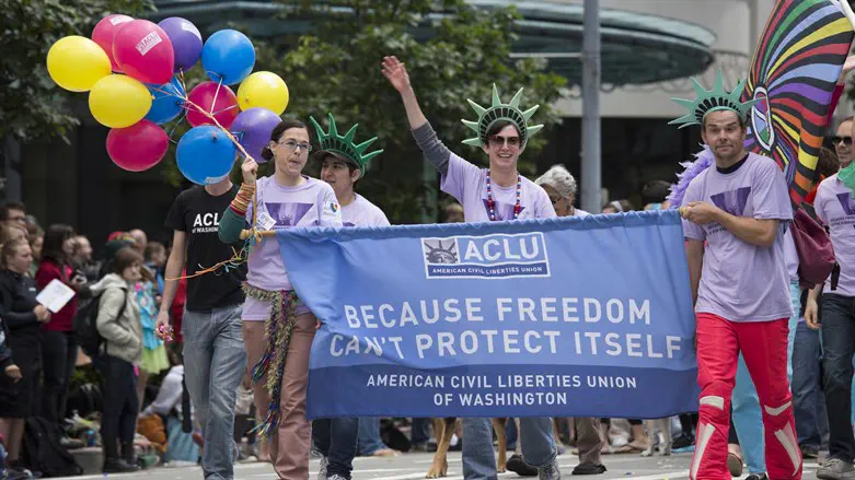 ACLU protesters (illustrative)