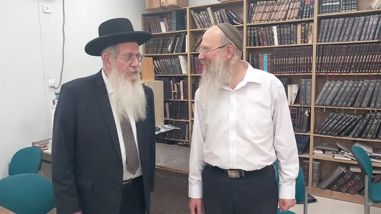 הרב יהושע כץ בביקור בישיבת חומש