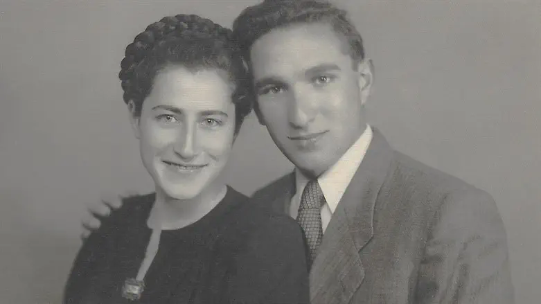 Dov Broder with his wife Batya in 1947