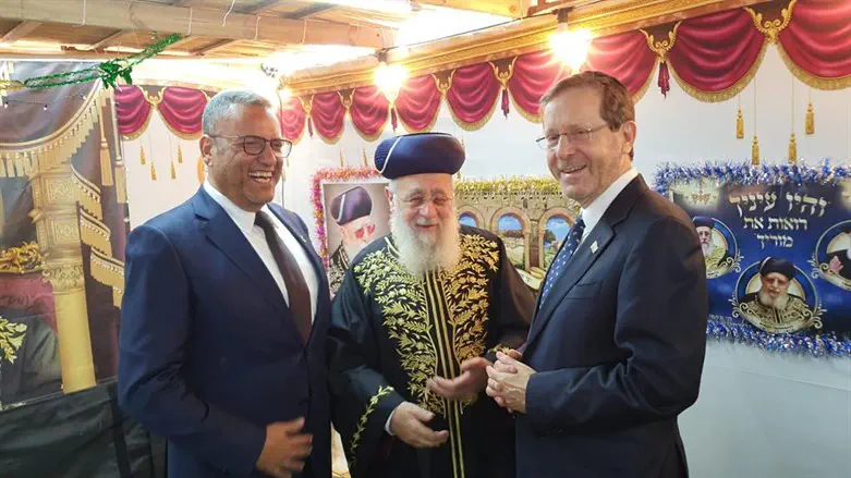 הביקור עם נשיא המדינה