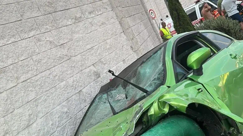 זירת התאונה