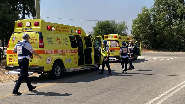 MDA teams in southern Israel