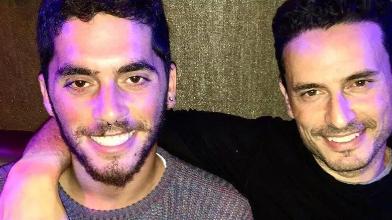 גיא זוארץ עם אחיינו עילי ז"ל