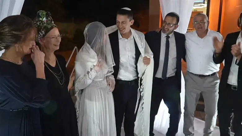 חתונת יונתן, בנו של הרב דורון פרץ