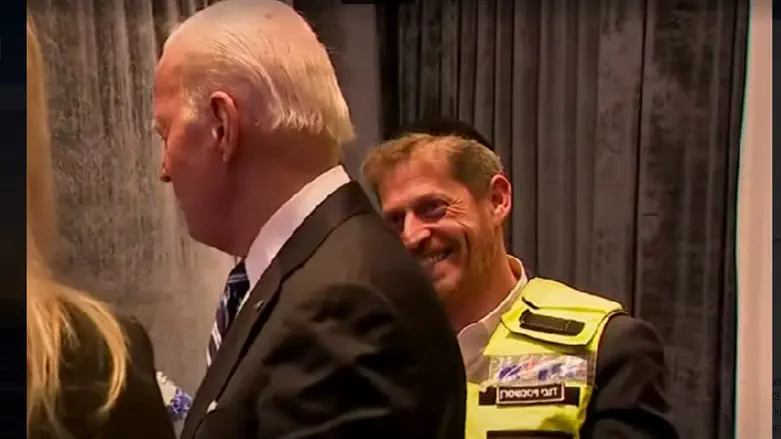 Biden meets ZAKA CEO