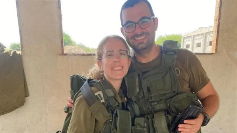 סגן יובל מחטיבת גולני וסגן שרון מביסלמ"ח