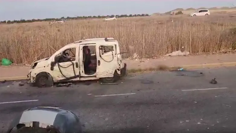 Место обстрела в Нетивоте