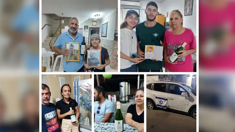 ביקור הניחומים וחלוקת היין